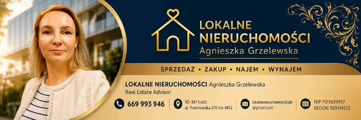 Lokalne Nieruchomości Agnieszka Grzelewska – baner