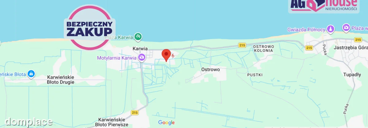 Działka z domkami letniskowymi nad morzem!