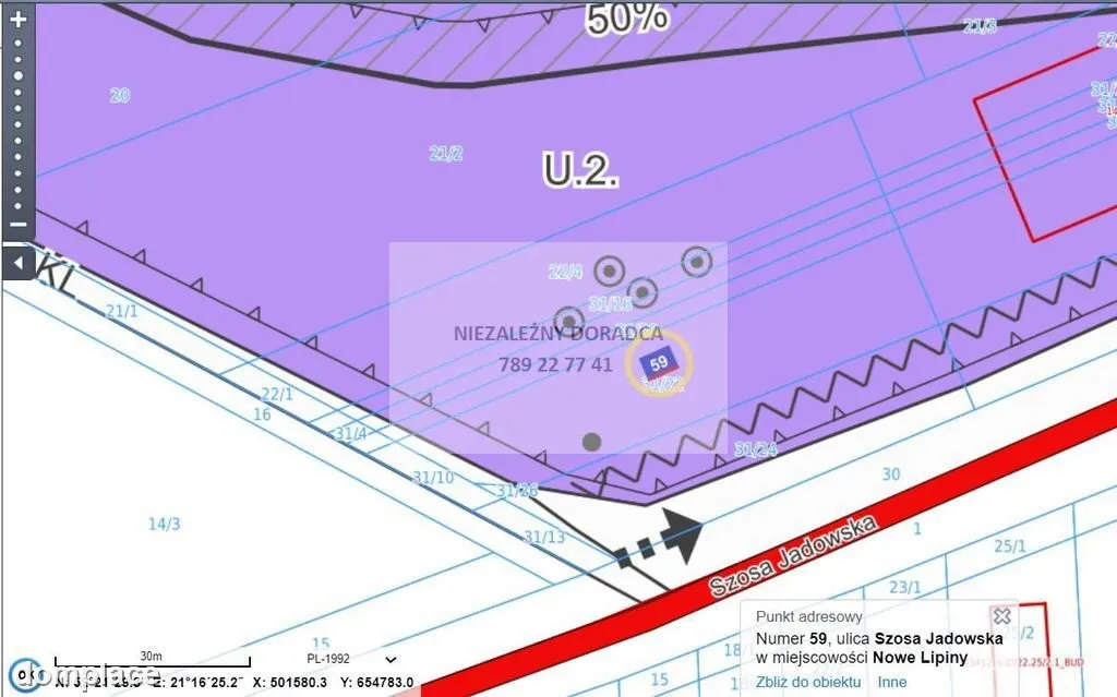 Wołomin, Lipiny Nowe, działka pod Retail Park — zdjęcie 6