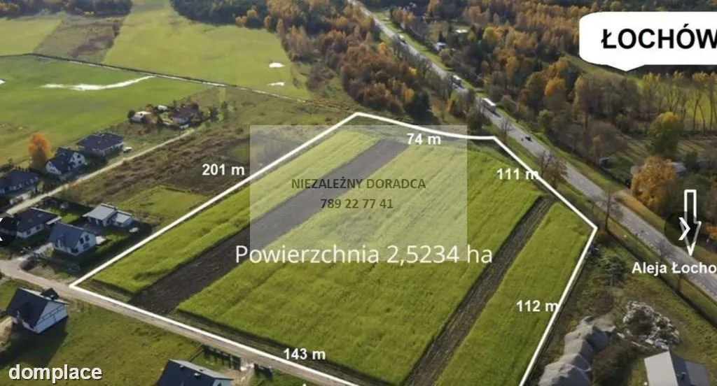 Działka — ŁOCHÓW — zdjęcie 3