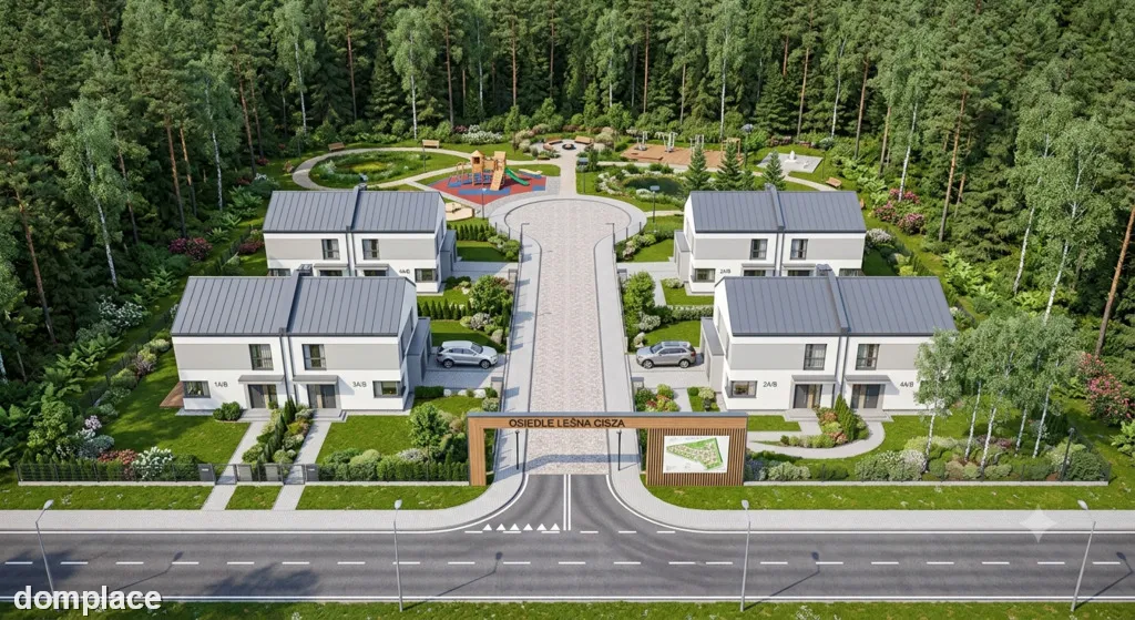 Okrzeszyn! działka pod osiedle 8 lokali/bliźniaków