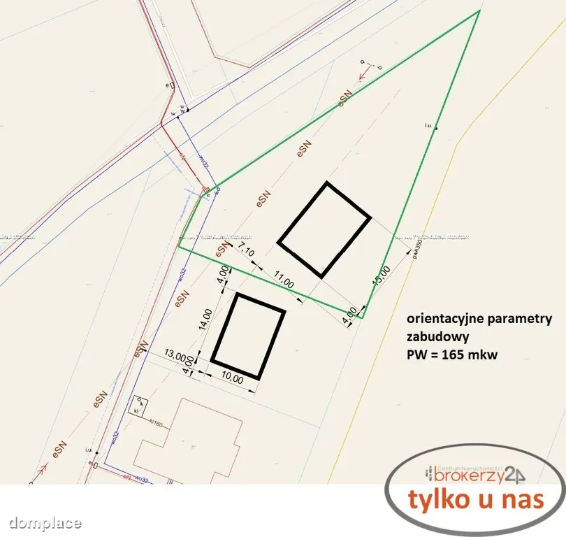 Działka budowlana Gołuski [wolnostojący/2lokalowy]