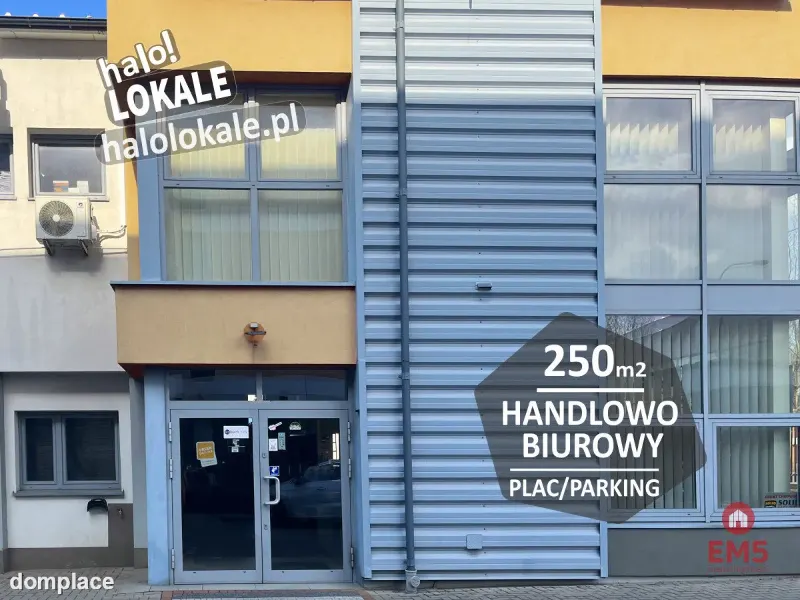 Powierzchnia handlowo biurowa z placem