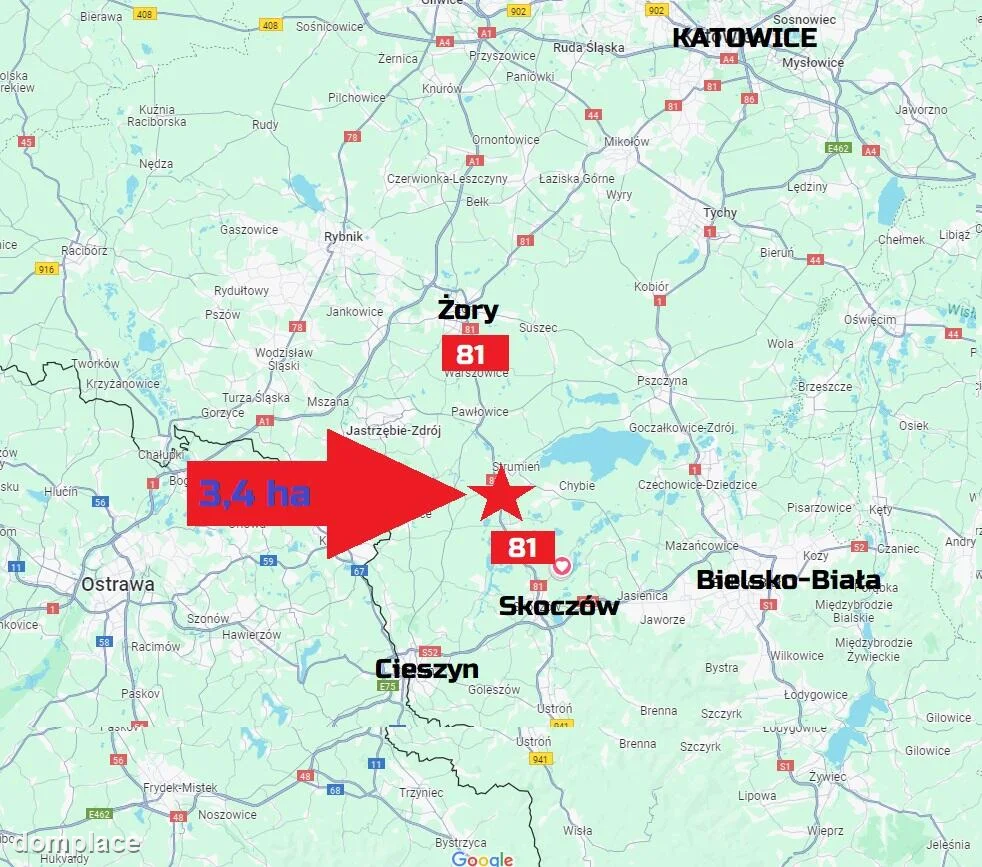 Działka — cieszyński, Strumień — zdjęcie 3