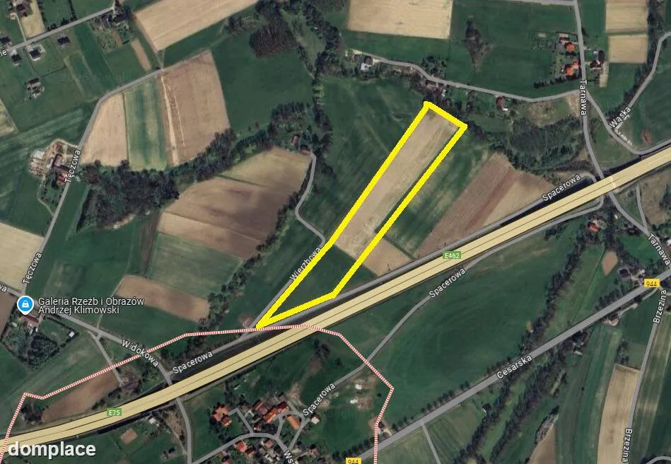 Działka — cieszyński, Dębowiec