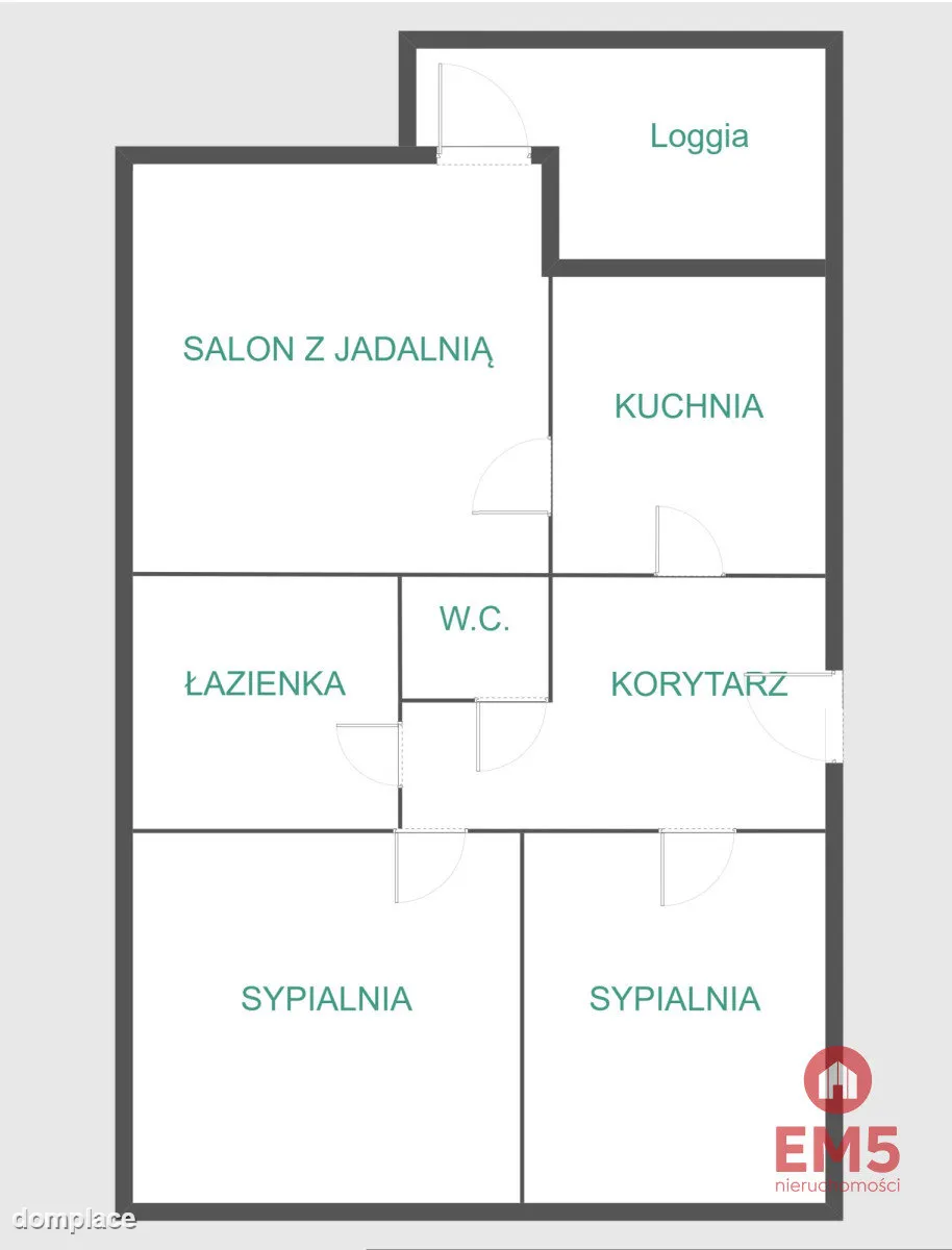3 pokojowe mieszkanie Nowe Miasto, garaż — zdjęcie 9