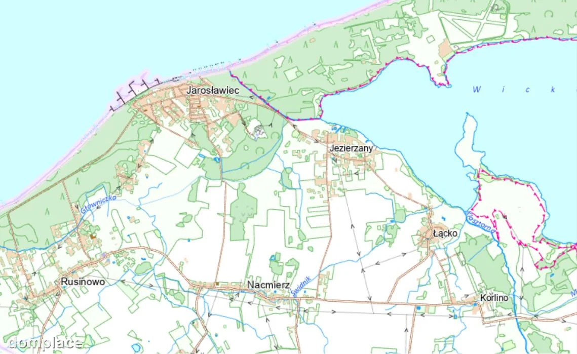 Działka — sławieński, Postomino
