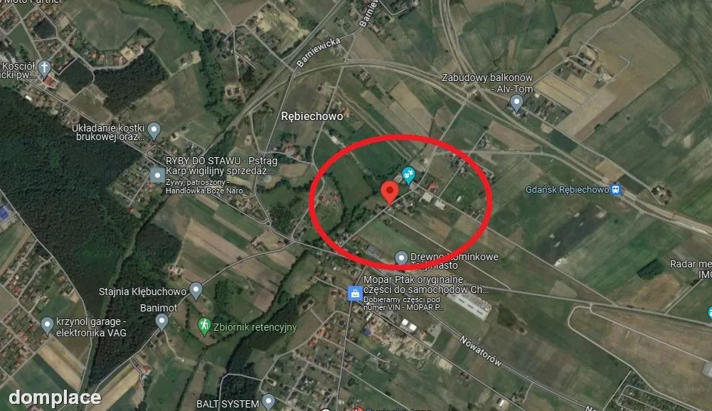 Duża działka budowlano-usługowa w Rębiechowie! — zdjęcie 2