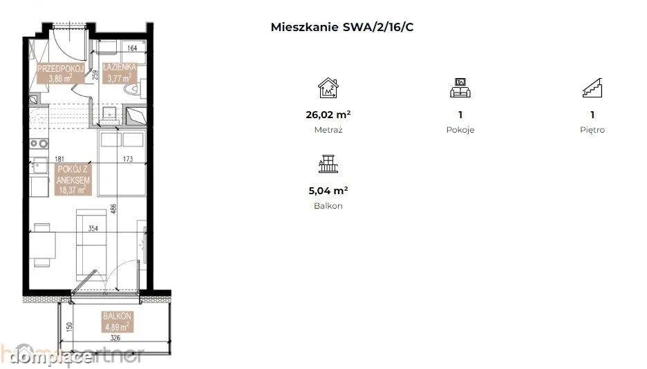 Mieszkanie — Wrocław, Krzyki — zdjęcie 2