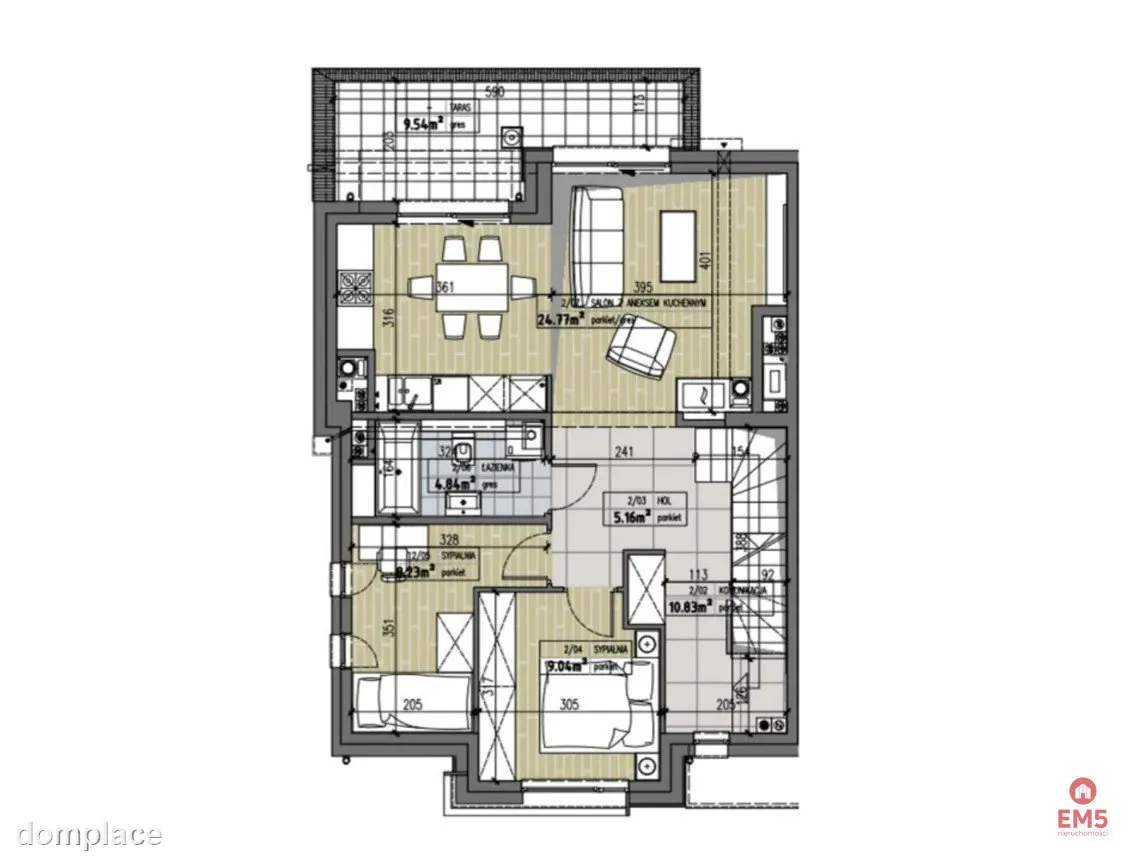Apartament z antresolą — zdjęcie 12