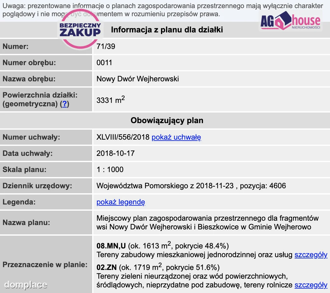 Nowy Dwór Wejherowski - działka budowlana — zdjęcie 5