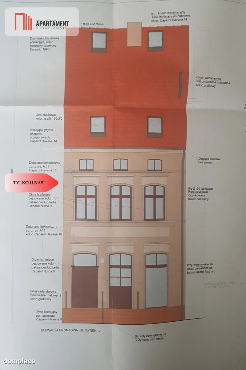 Kamienica przy zamku. Projekt i pozwolenia. — zdjęcie 4