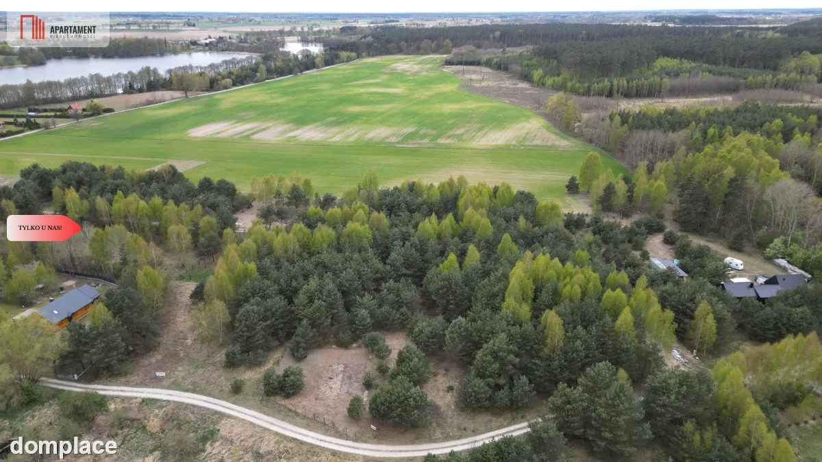Bory Tucholskie – działka 1195 mkw pod budowę domu