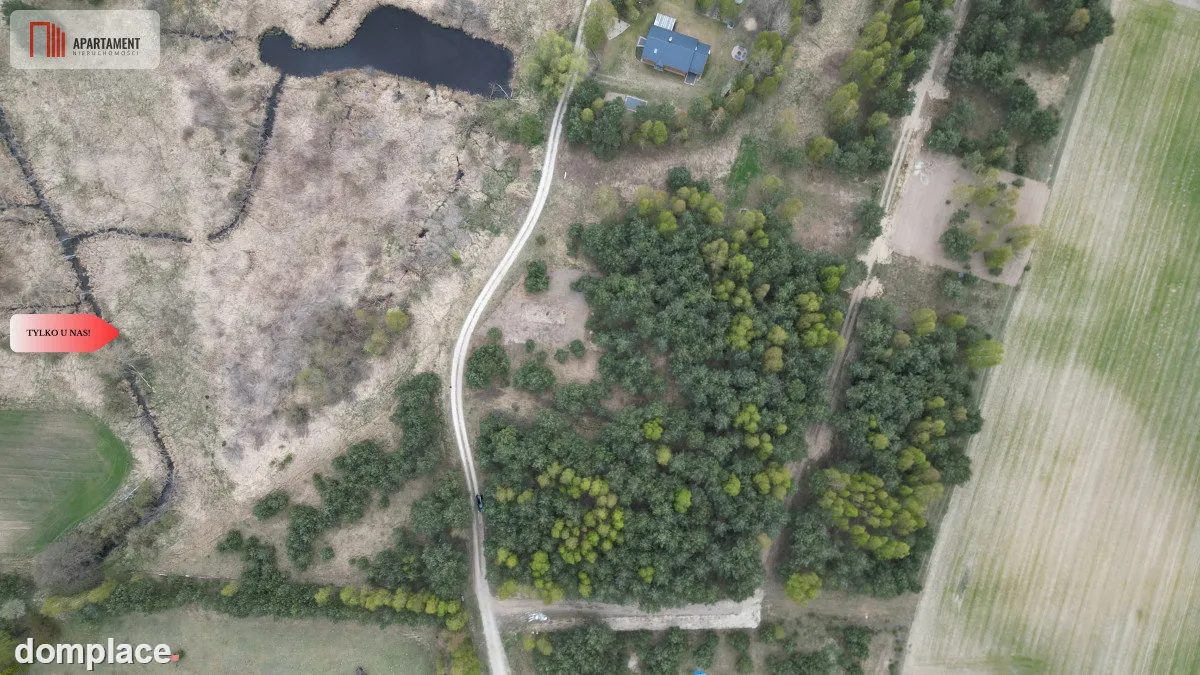 Bory Tucholskie – działka 1195 mkw pod budowę domu — zdjęcie 3