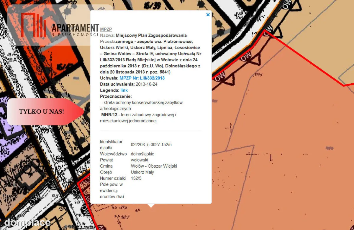 Działka budowlana/mpzp/Uskorz Mały — zdjęcie 5