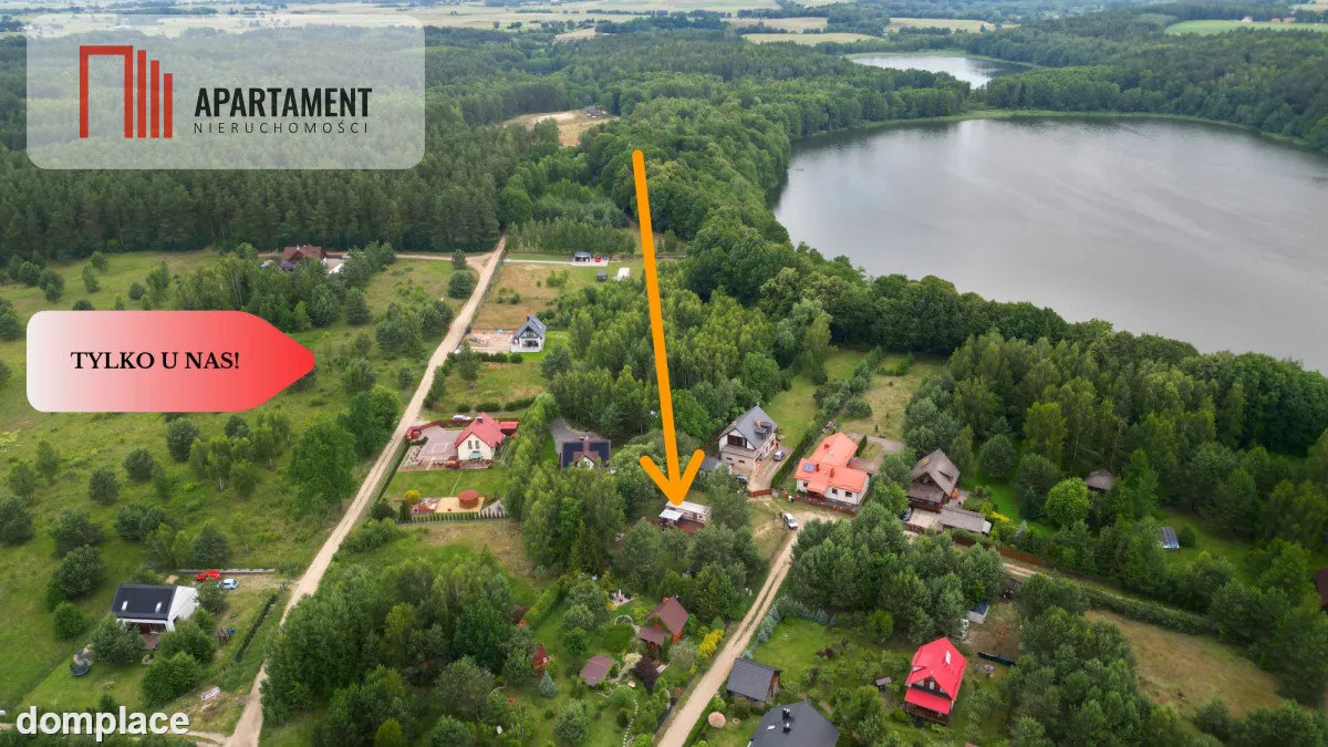 Działka budowlana Struga Lipy las jezioro