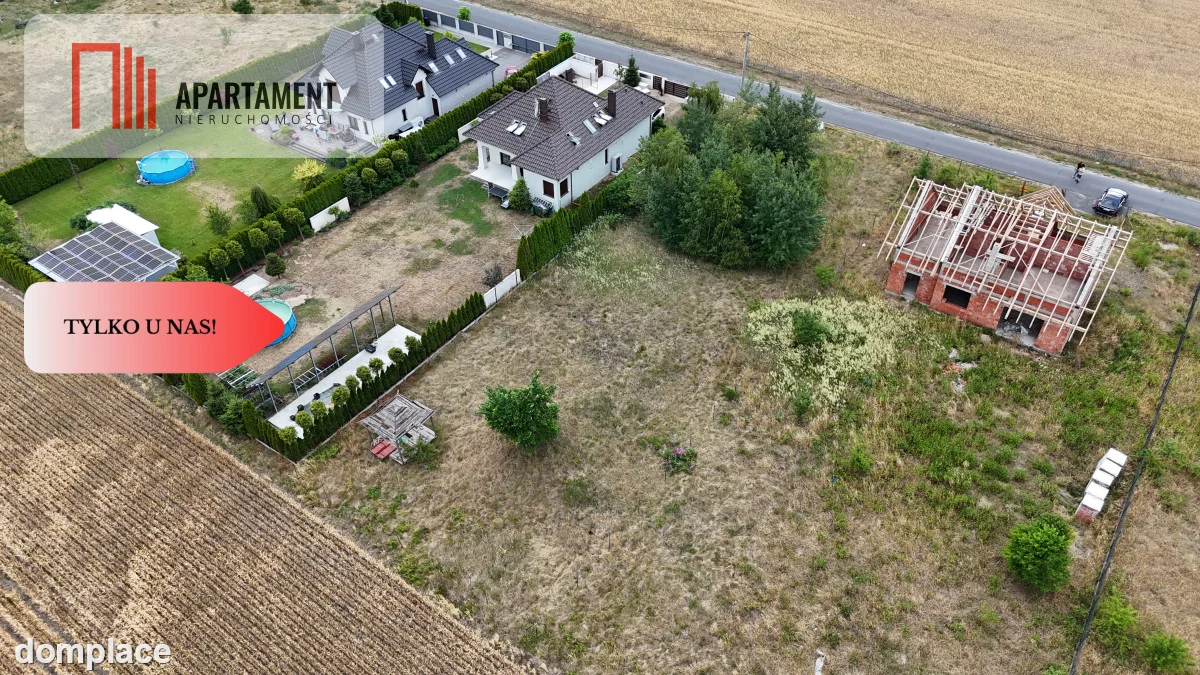 Działka budowlana z projektem Kotla