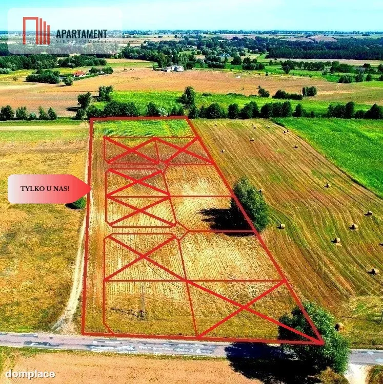 ZŁAWIEŚ MAŁA 1079 m2 IDEALNA LOKALIZACJA