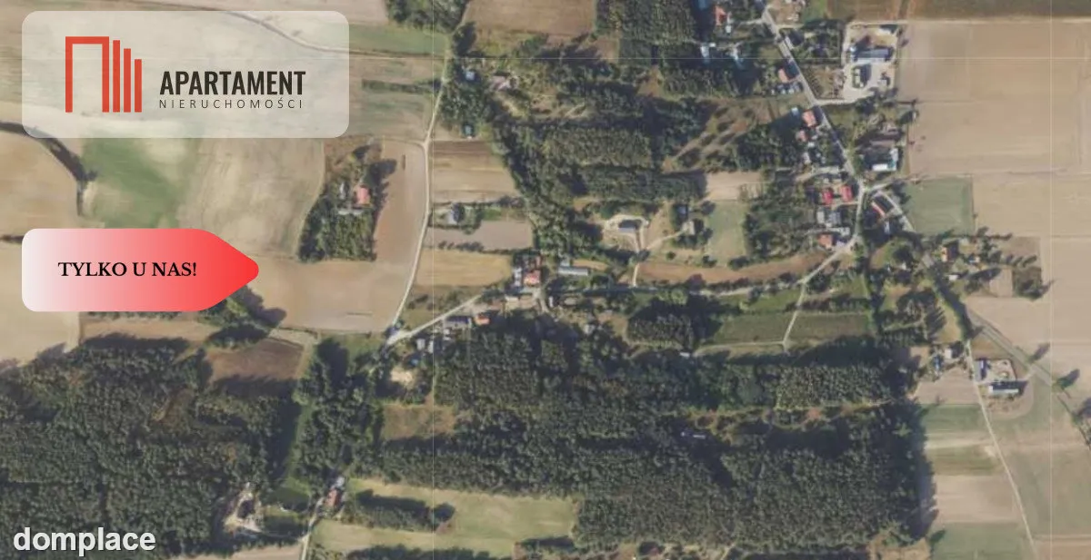 Uzbrojona działka 1680 mkw. Bory Tucholskie