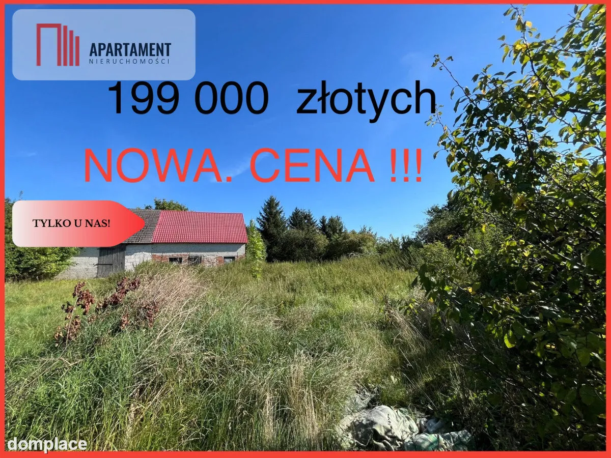 Zaproponuj cenę. Działka, budynek 163m, jezioro