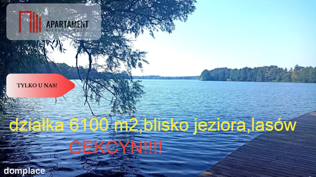 Działka Cekcyn obok lasu, jezior ,budowlana !