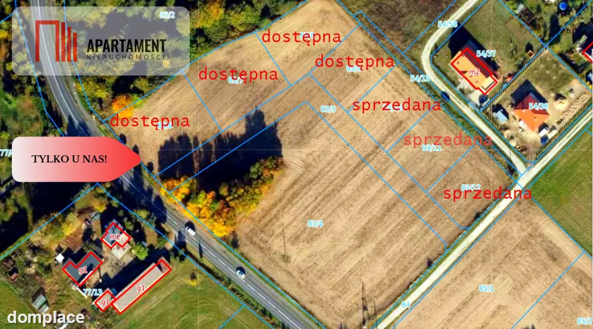 Działki z wz zostały trzy z siedmiu.