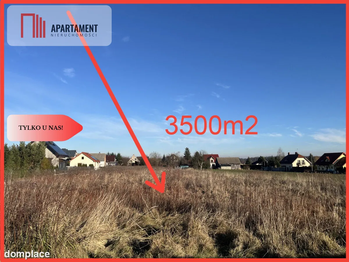 Budowlana 3500m2/Dolina Baryczy/media w drodze