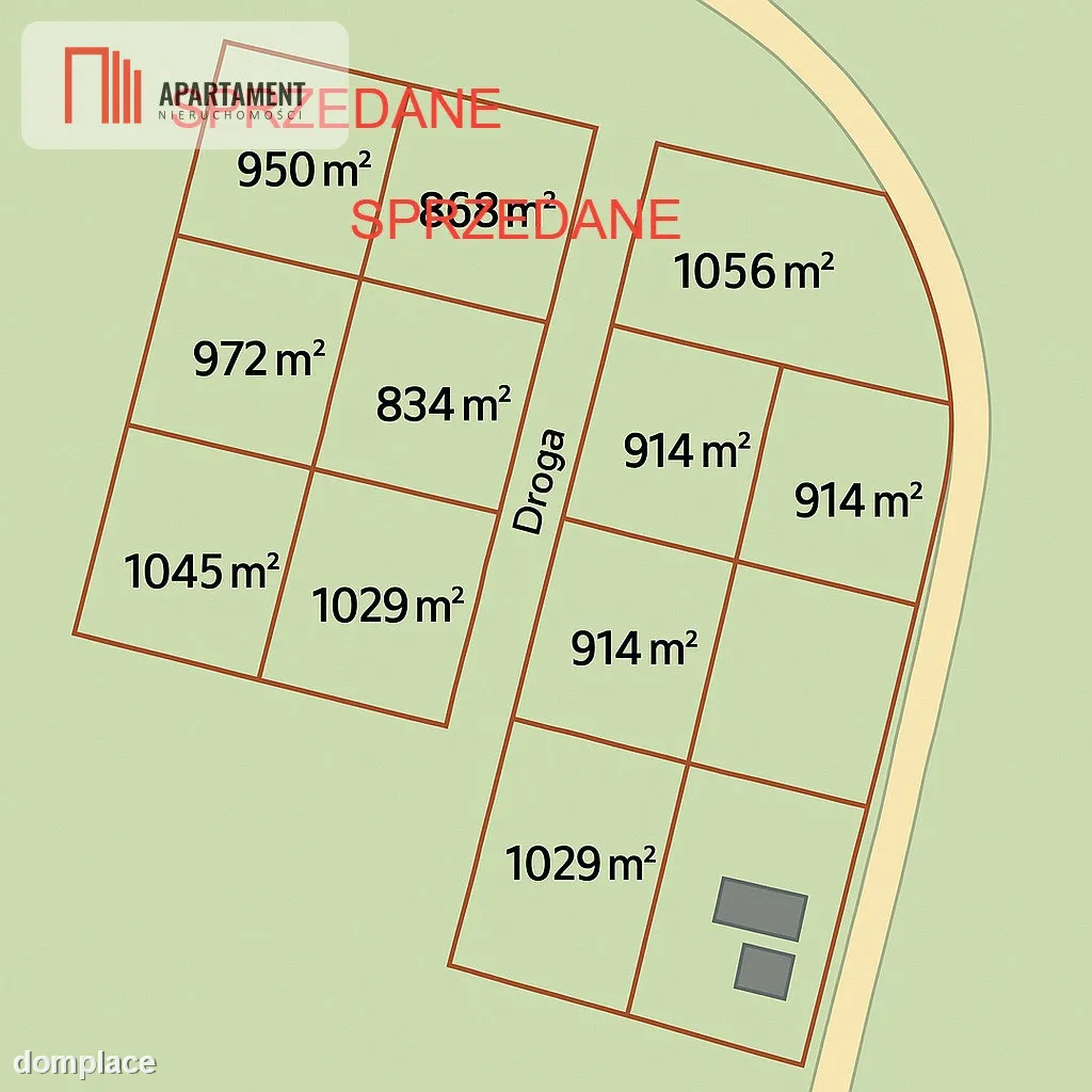 Iwno-działki budowlane koło Kcyni od 800m2 do 1056 — zdjęcie 6
