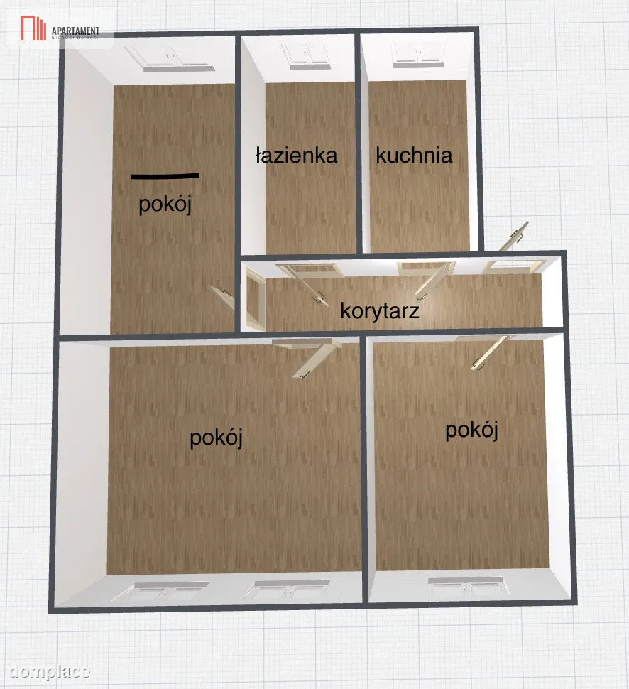 Centrum Tczewa – 3 pokoje z balkonem i piwnicą!!! — zdjęcie 17