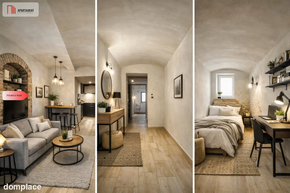 Nietuzinkowe 48 m2 - klimat loftu. Bory Tucholskie