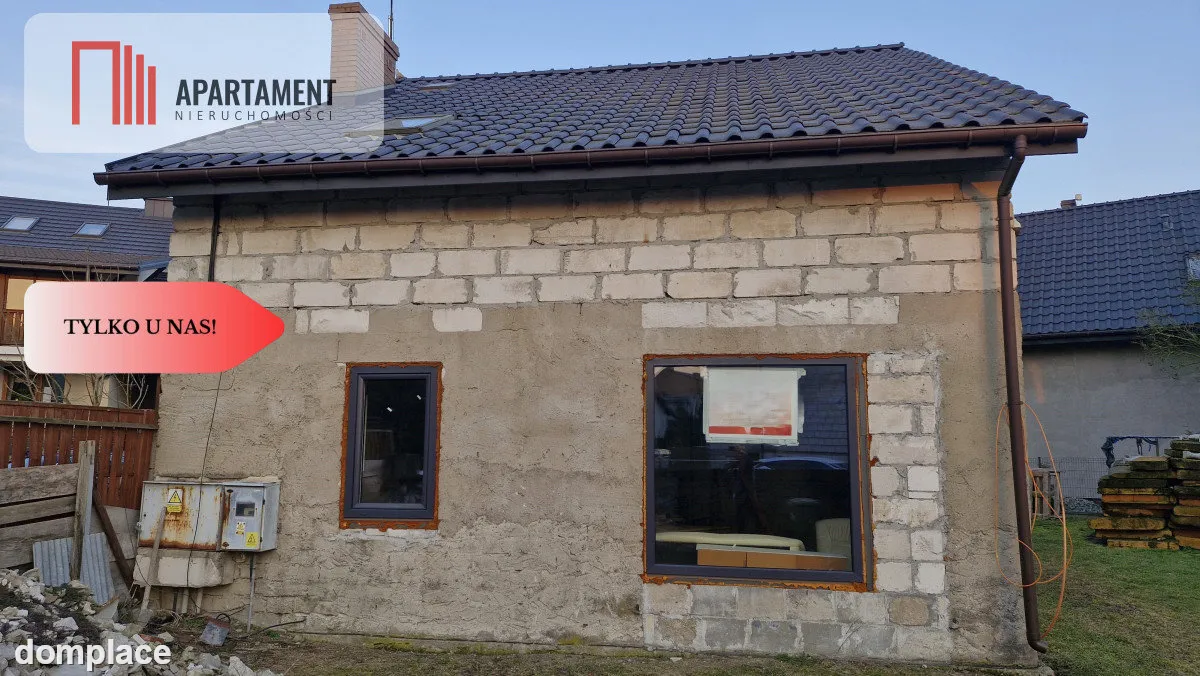 Rypin. Dom - stan surowy zamknięty, ogrodzony. — zdjęcie 3