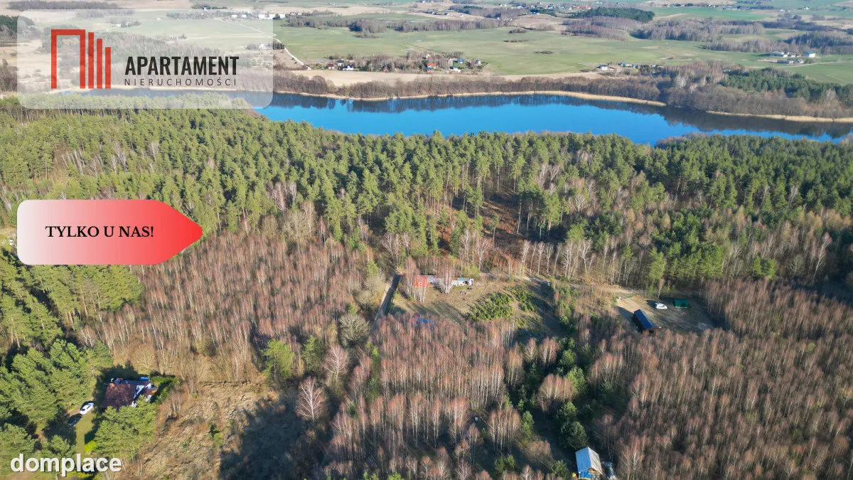 dwie działki po 1522m2 NAD JEZIOREM