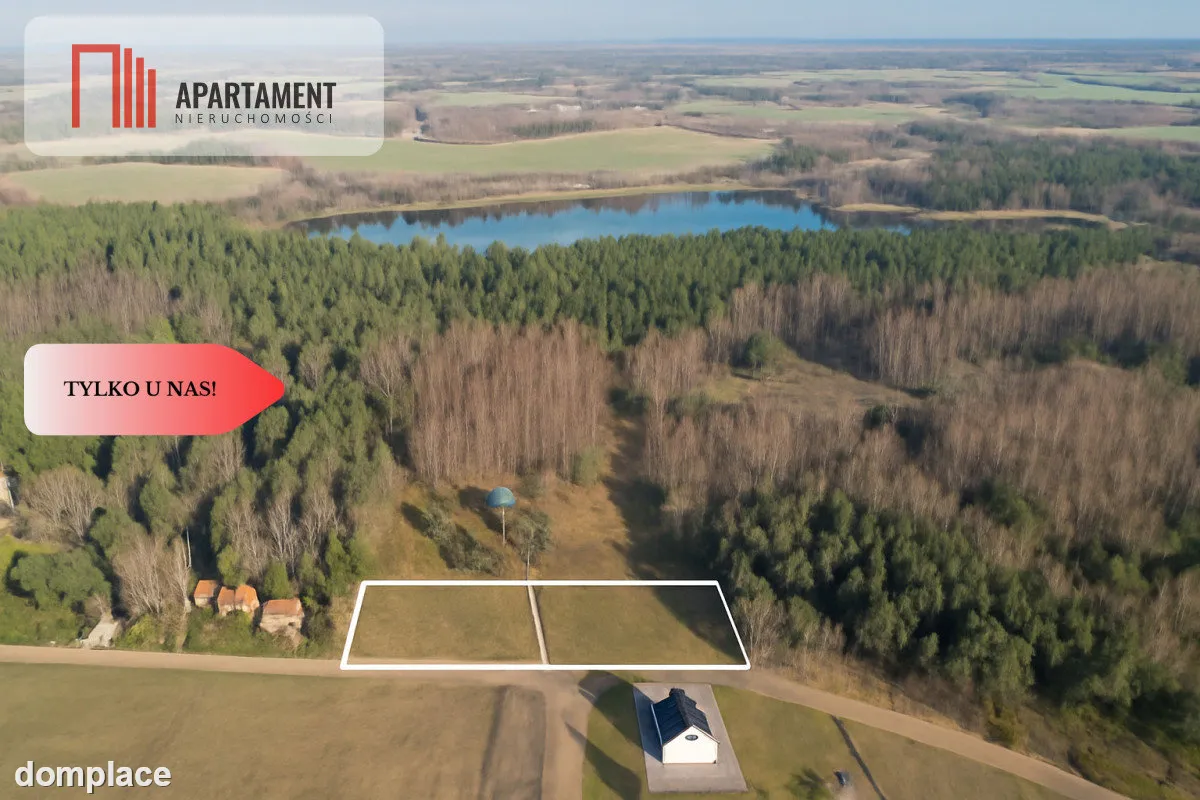 działki budowlana nad jeziorem, blisko trójmiasta