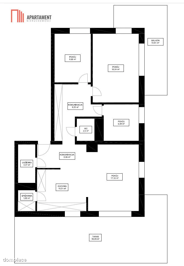 Przestronny apartament 82 m2 na Osowej Górze — zdjęcie 21