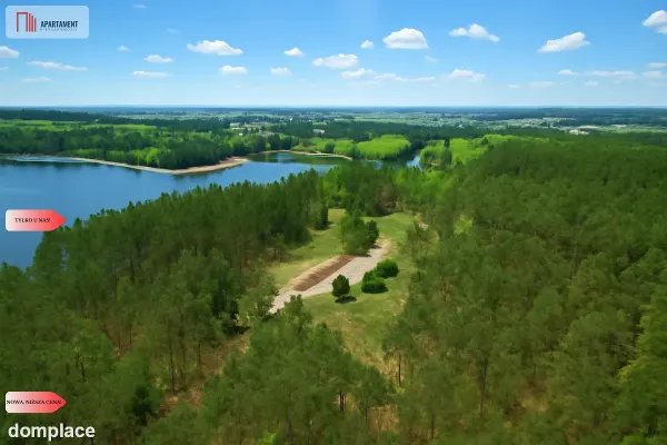 Działki z linią brzegową jeziora pod Toruniem — zdjęcie 2