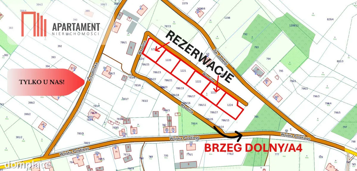 BEZ PCC! Działki Budowlane Lubiąż! FV! MPZP! — zdjęcie 6