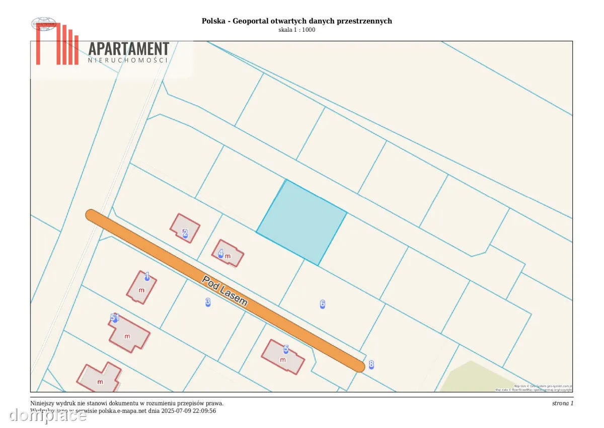 Działka budowlana 1031 m² – Kraśniewo!!! — zdjęcie 6