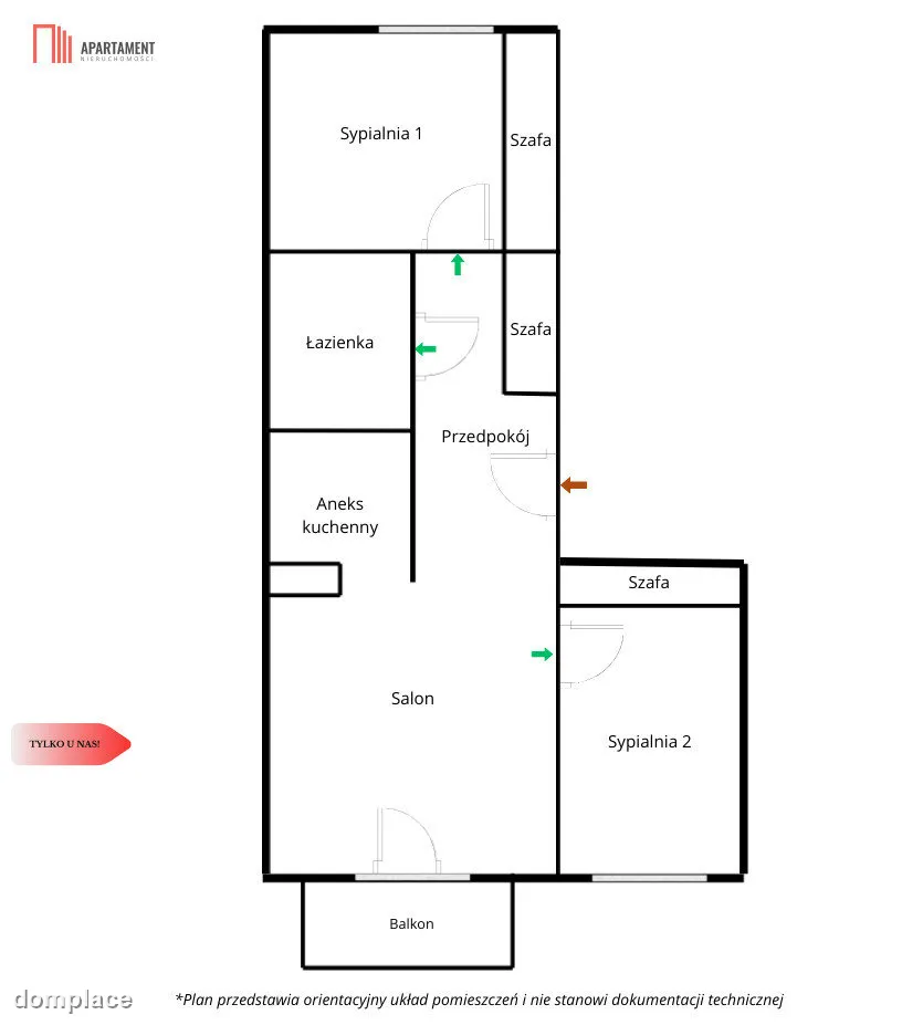 3 pokoje, blisko jeziora, centrum Iława — zdjęcie 17