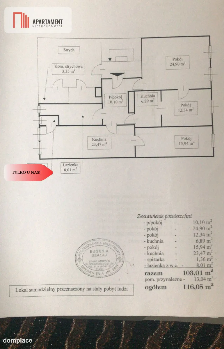 „103 m² klimatu w sercu Oleśnicy – mieszkanie w ka — zdjęcie 14