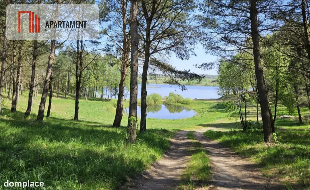 Działki wśród natury las jezioro plaża staw Miastk