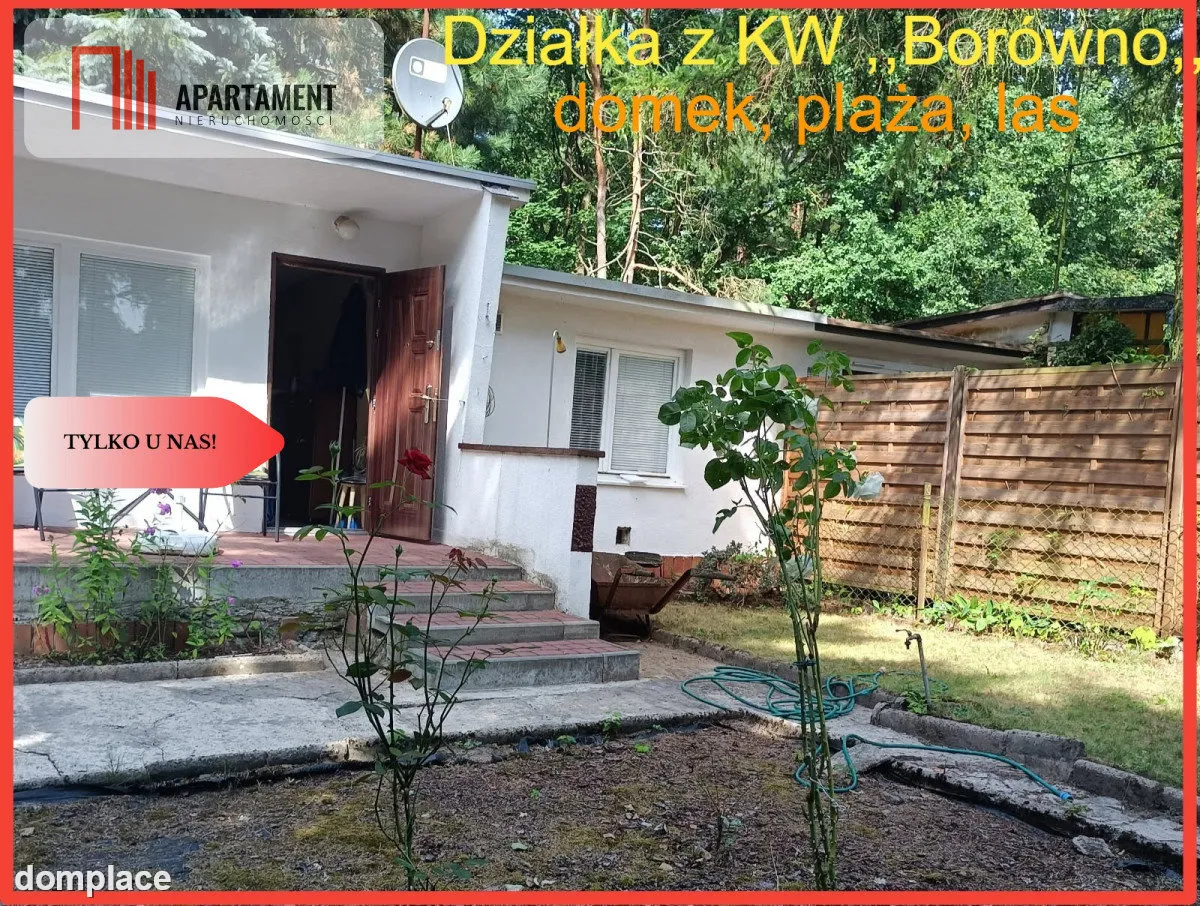 Działka z Kw las, jezioro, domek — zdjęcie 2