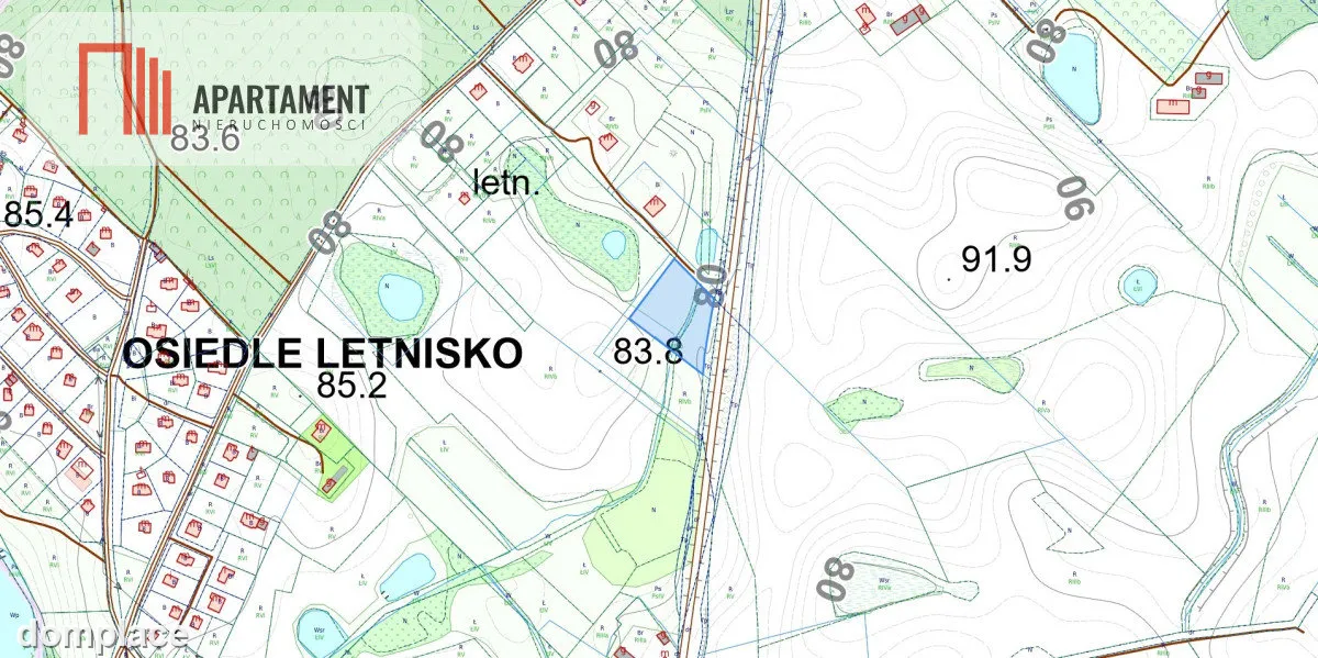 Działka 3039 m² w Siwiałce –las, jezioro w okolicy — zdjęcie 2