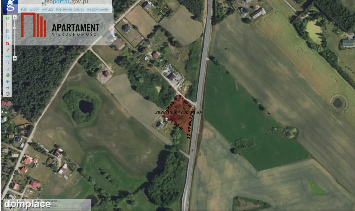 Działka 3039 m² w Siwiałce –las, jezioro w okolicy — zdjęcie 3