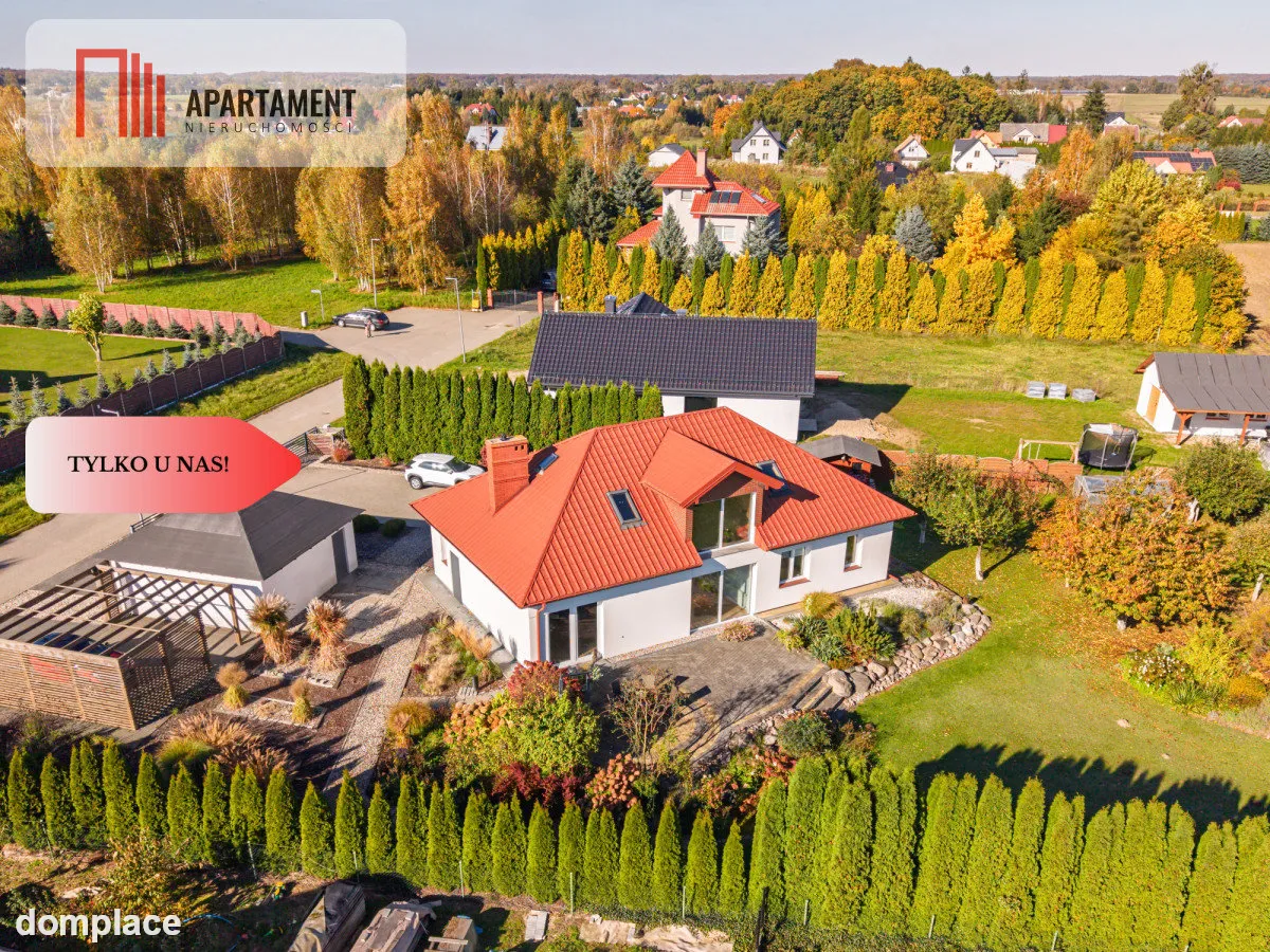 Parterowy dom, garaż, ogród, jezioro, Mazury — zdjęcie 2