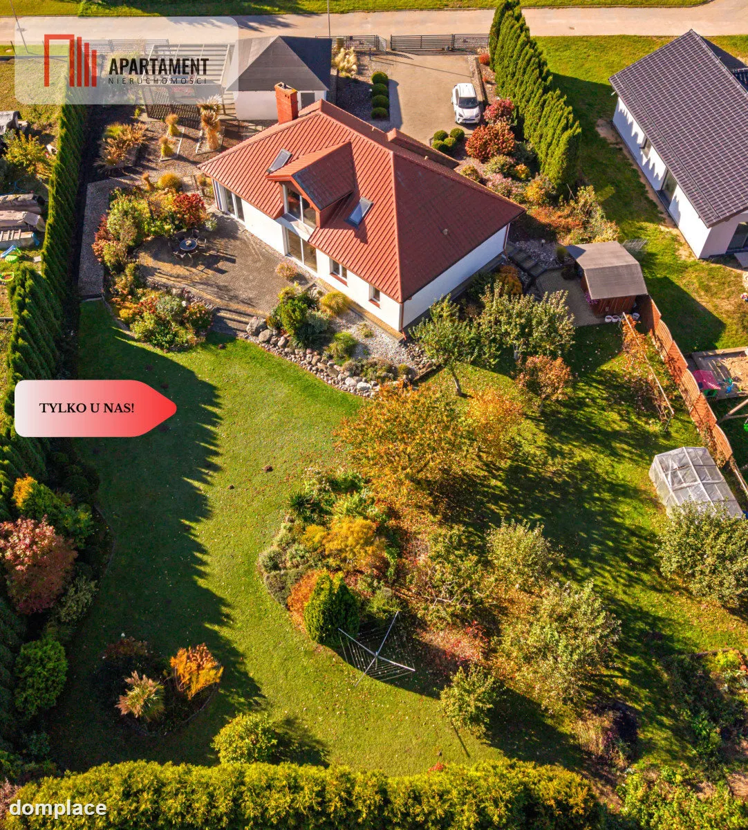 Parterowy dom, garaż, ogród, jezioro, Mazury — zdjęcie 3