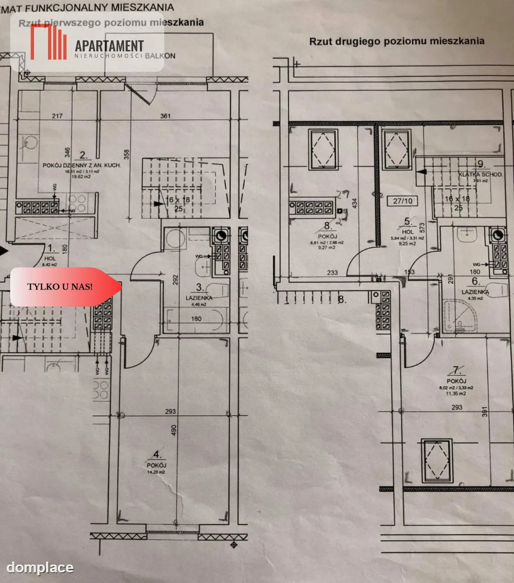 Dwa poziomy/4 pok/2 łazienki/balkon/garaż/piwnica — zdjęcie 3