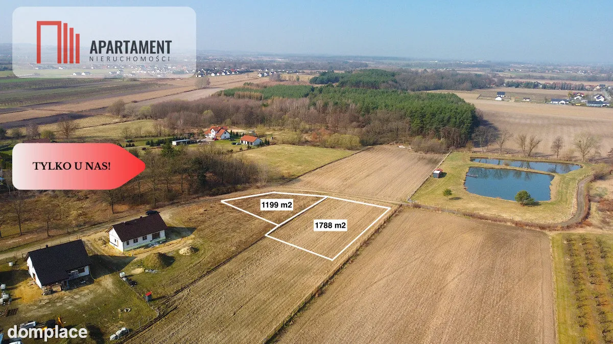 Działki k. Trzebnicy. Kobylice ul. Radosna — zdjęcie 2