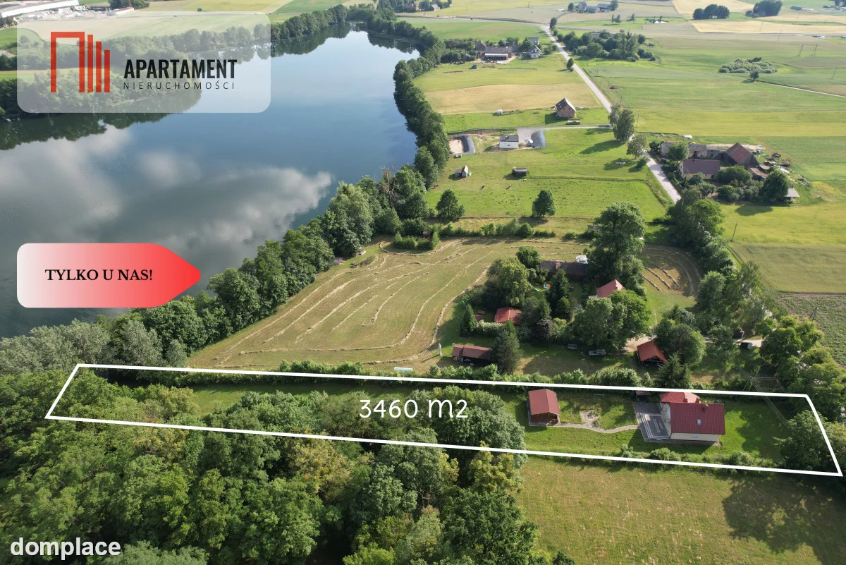 Dom z linią brzegową jeziora! Bory Tucholskie