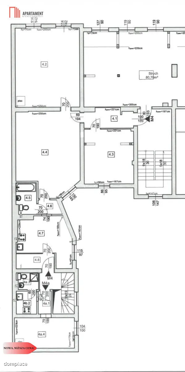 Mieszkanie poddaszowe/Do remontu/100m2 po podłodze — zdjęcie 4