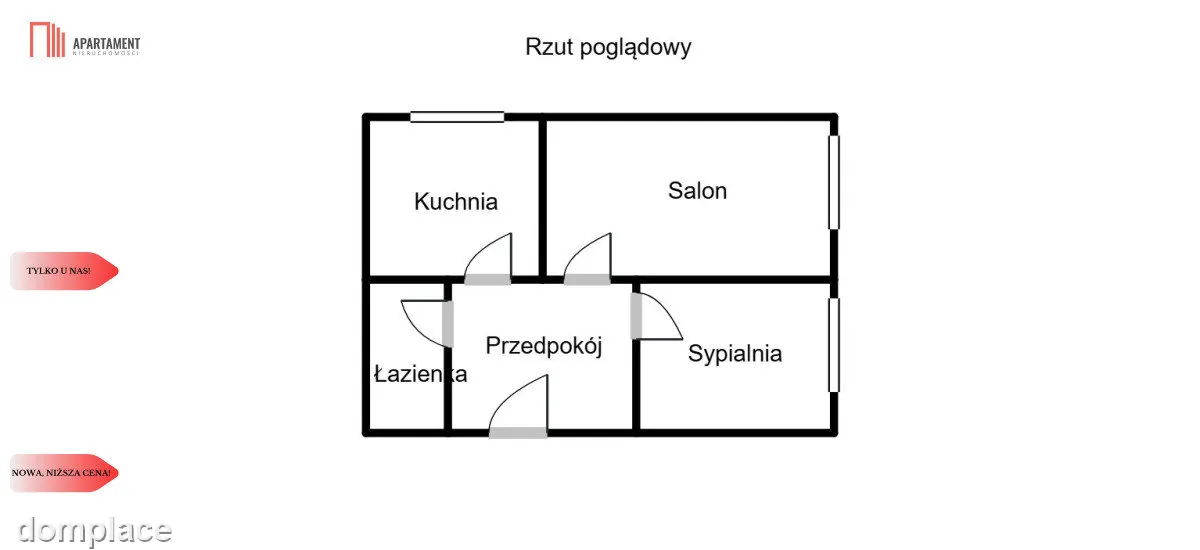 M3 w bloku na parterze - Polanowice — zdjęcie 13